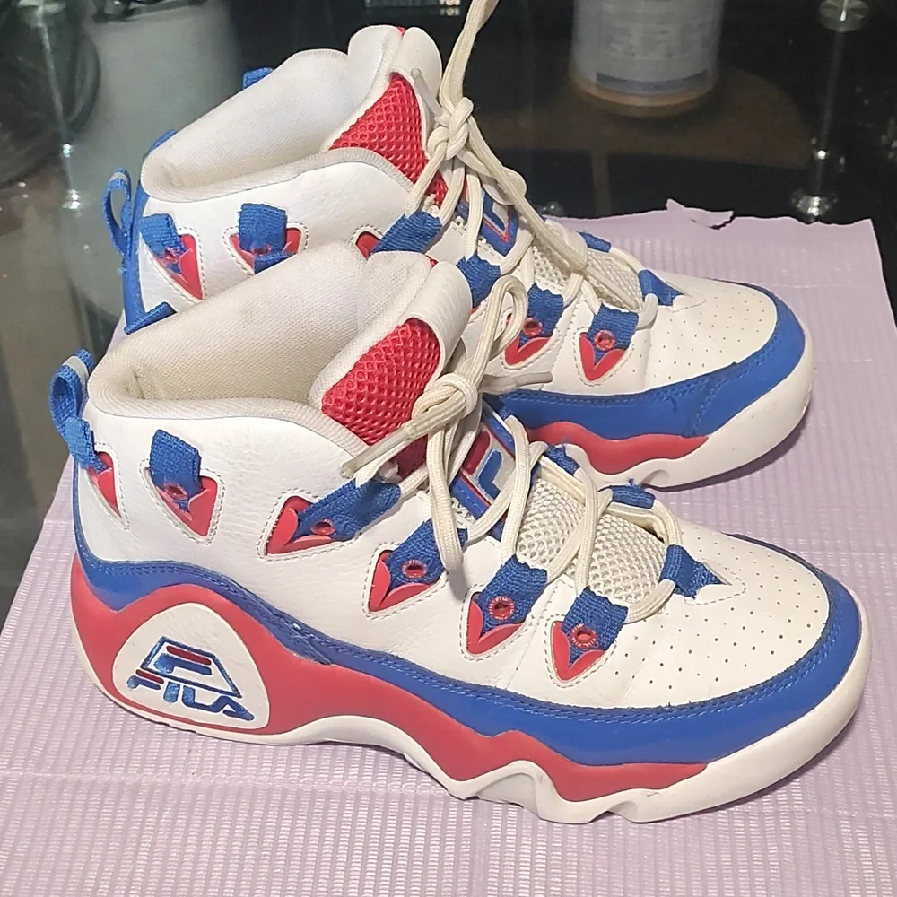 Fila Kids Red, White, and Blue Sneakers